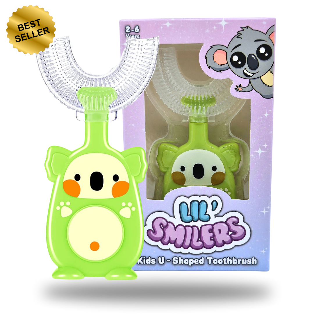 Classic U-Shaped Kids Toothbrush - Karl the Koala
