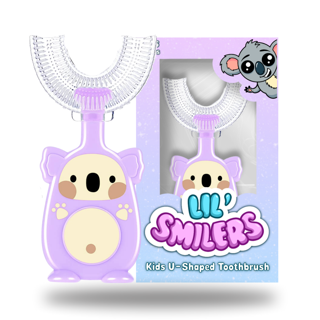 Classic U-Shaped Kids Toothbrush - Karl the Koala