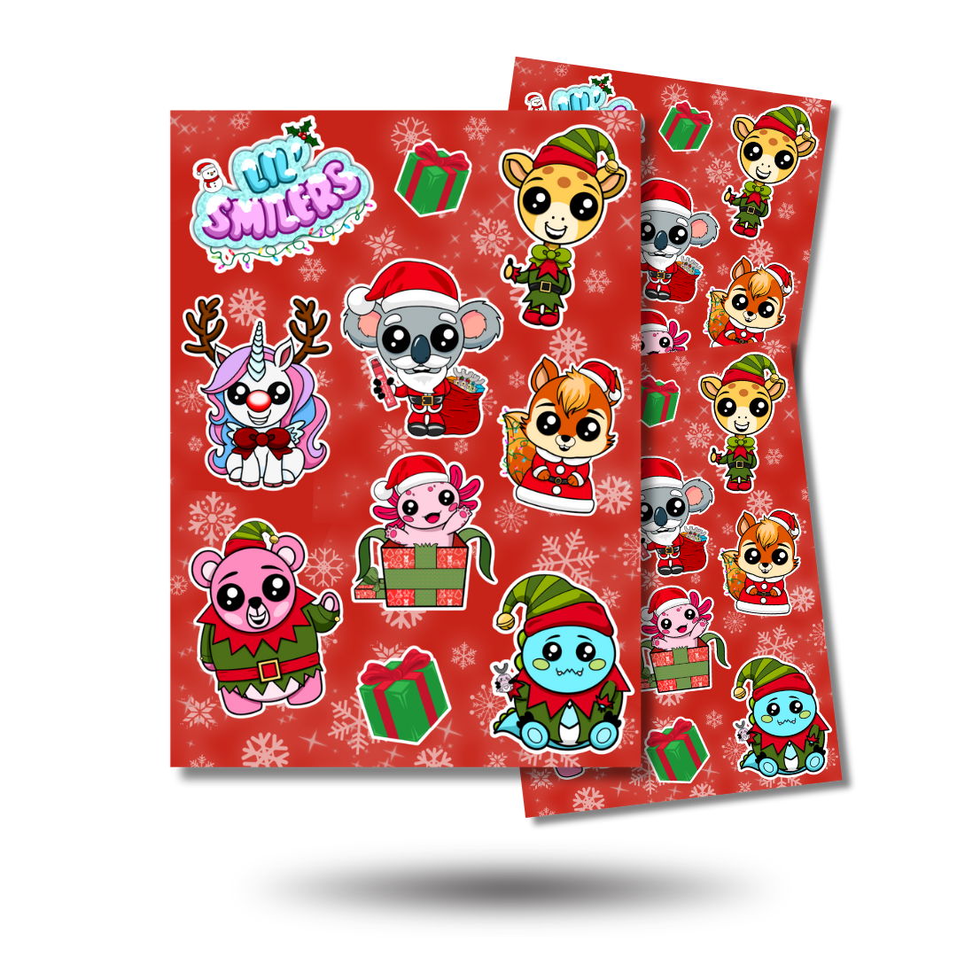 Lil' Smilers Christmas Sticker Sheet