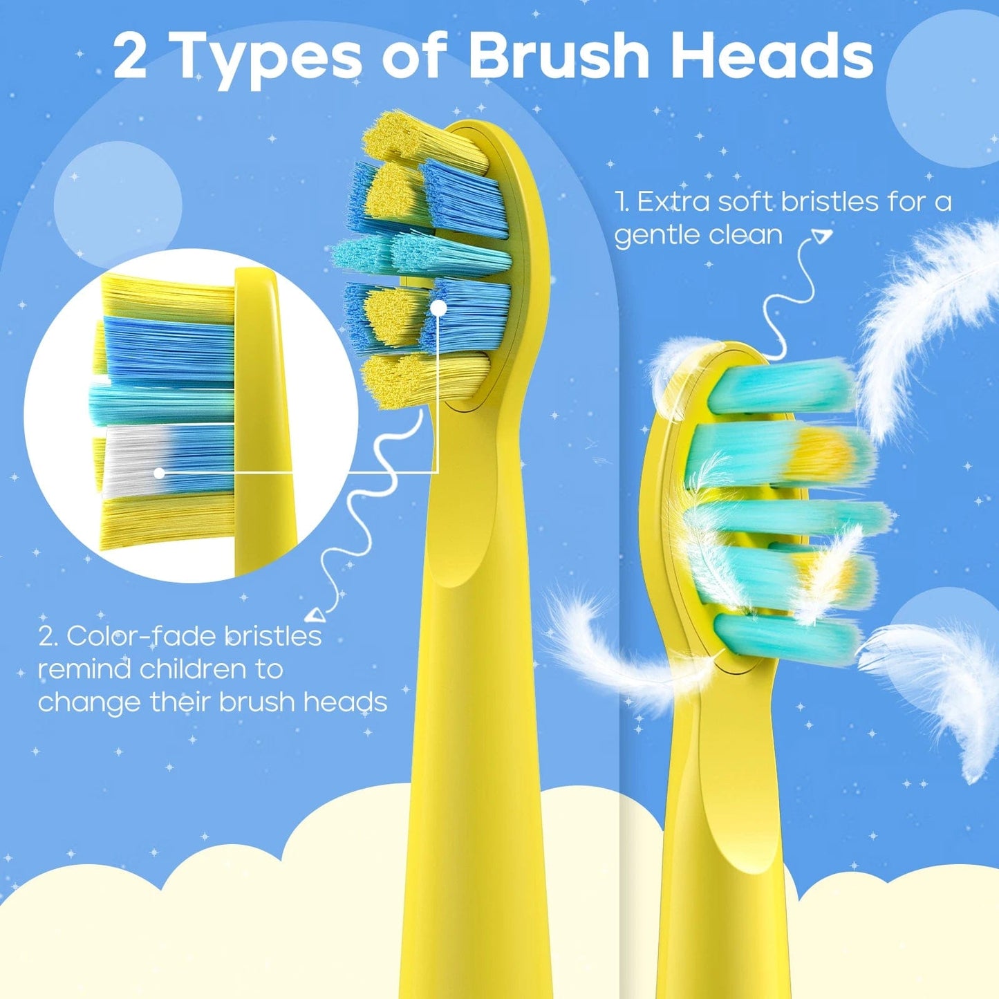 Lil' Smilers Kids ELECTRIC TOOTHBRUSH Lil' Kids Electric Sonic Toothbrush