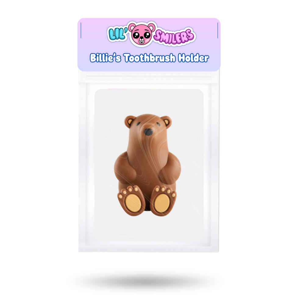 Classic U Shaped Toothbrush Holder - Billie the Bear