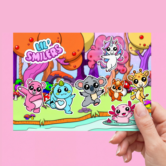 Lil' Smilers Crew Sticker Sheet