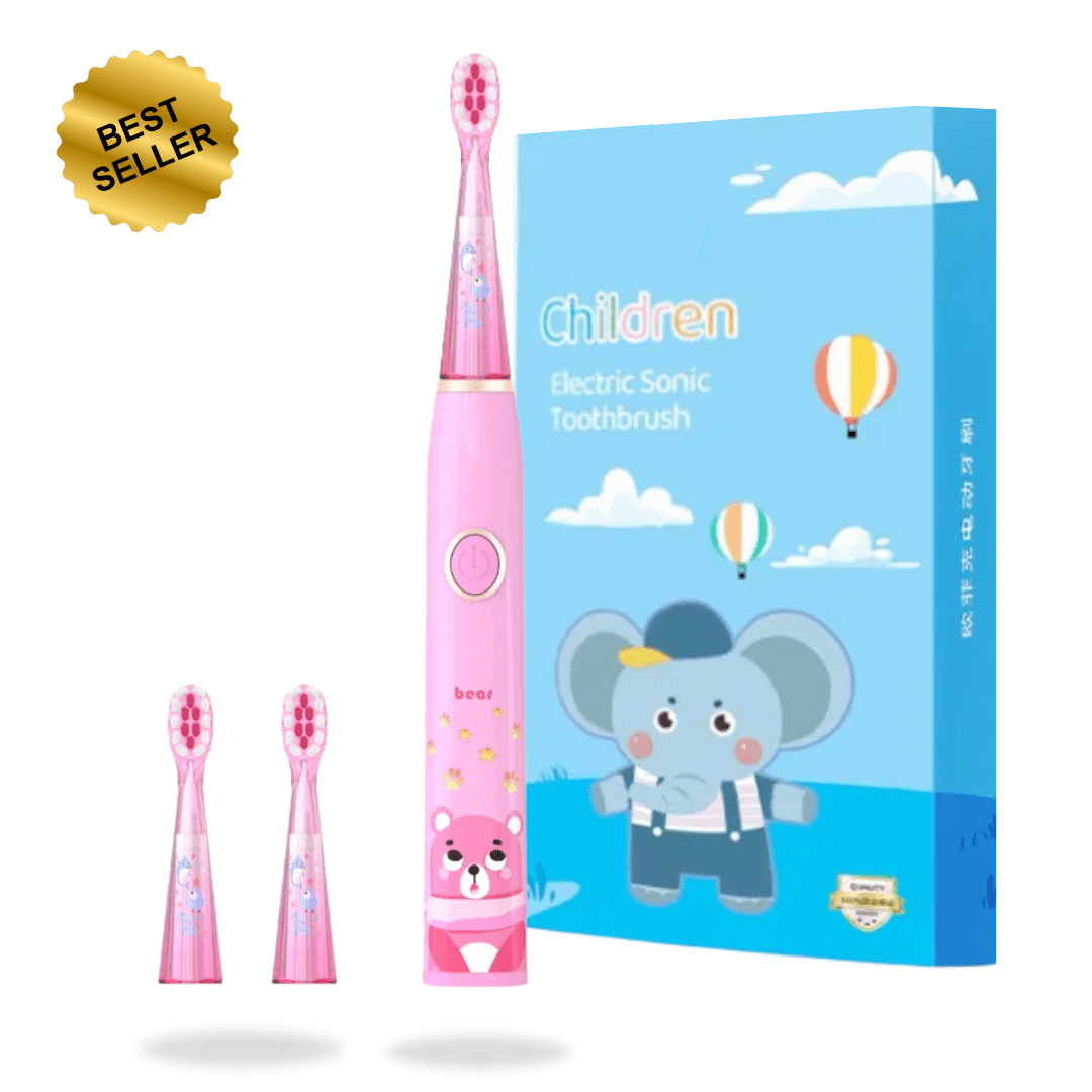 Lil' Smilers Kids ELECTRIC TOOTHBRUSH Billie the Bear Kids Electric Toothbrush