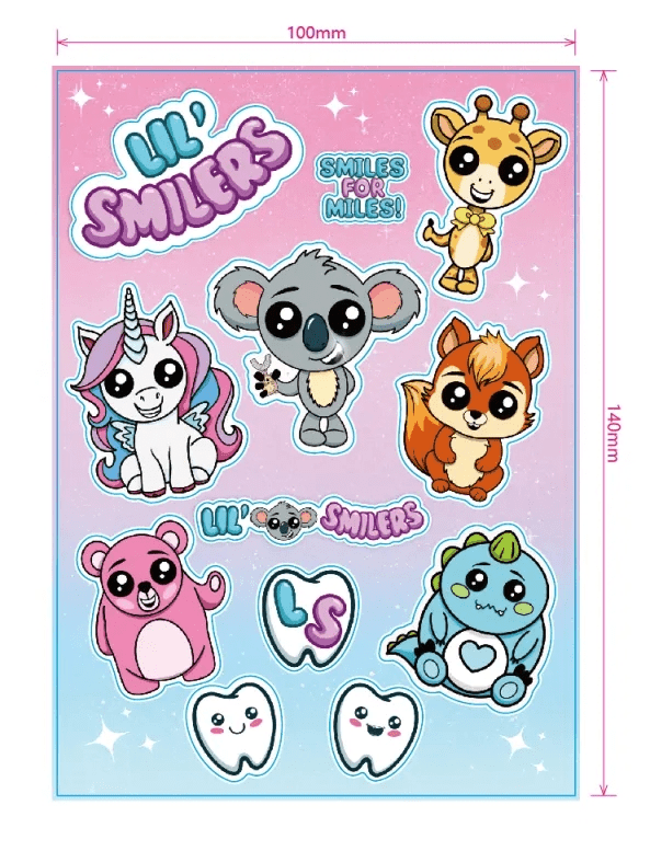 Lil' Smilers Sticker Sheet Lil' Smilers Sticker Sheet