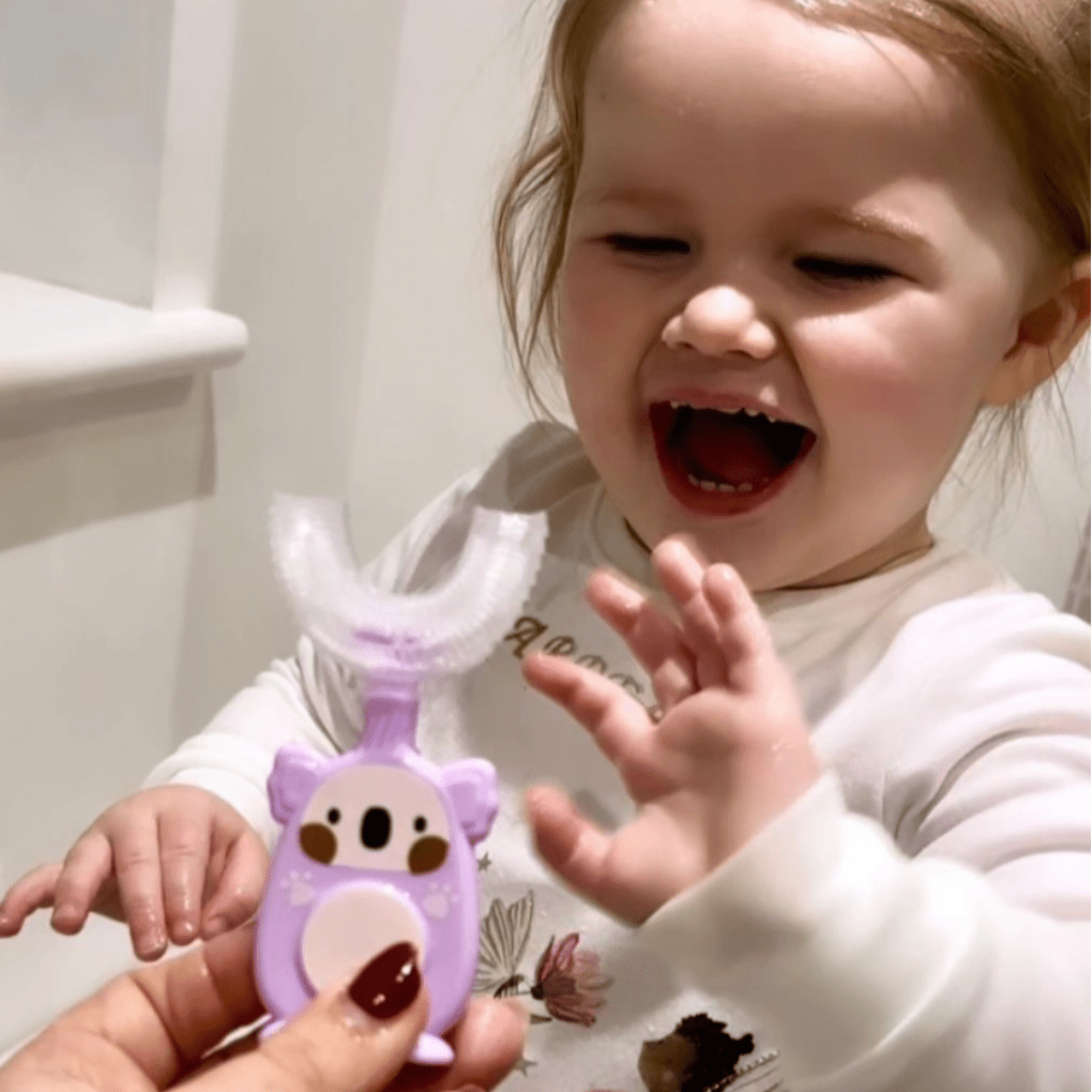 Lil' Smilers toothbrush 'Karl the Koala' Classic U-Shaped Kids Toothbrush