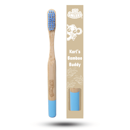 Lil' Smilers UK toothbrush Ocean Teal Karl's Bamboo Buddy Toothbrush