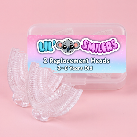 Ages 2-6 - U Shaped Toothbrush Replacement Heads x2